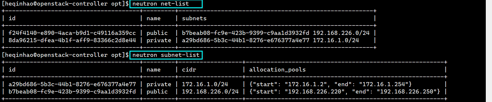 net list